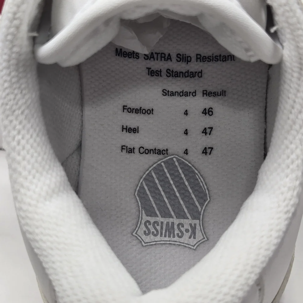 K-Swiss Botwin All-White Classic Sneakers Women's Size 6 1/2 6.5 - Picture 9 of 15